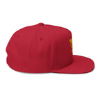 Embroidered Gold SPQR Eagle Flat Bill Cap