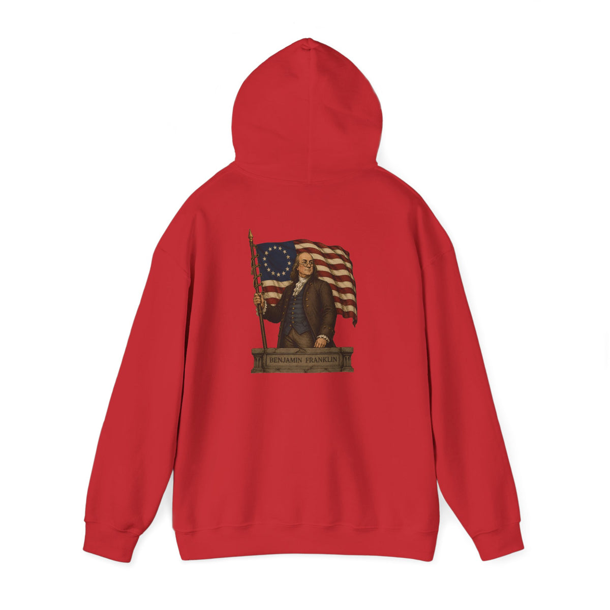 Benjamin Franklin Hoodie — Heraldic Bear Crest