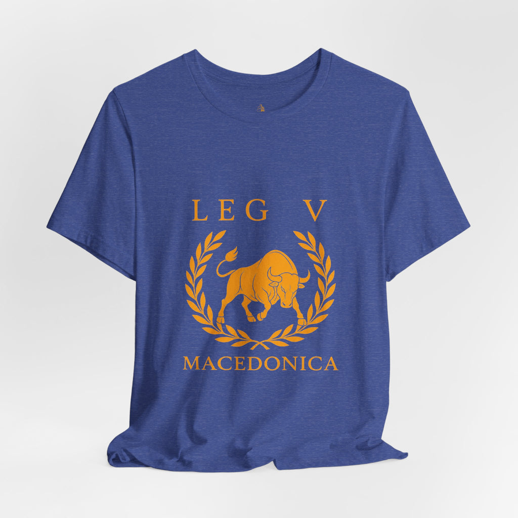 LEGIO V Macedonica Crest T-Shirt Roman Empire