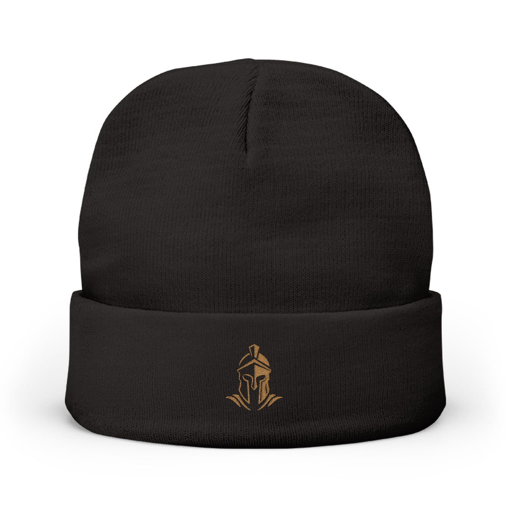 EmperoGear Embroidered Knit Beanie — Golden Logo
