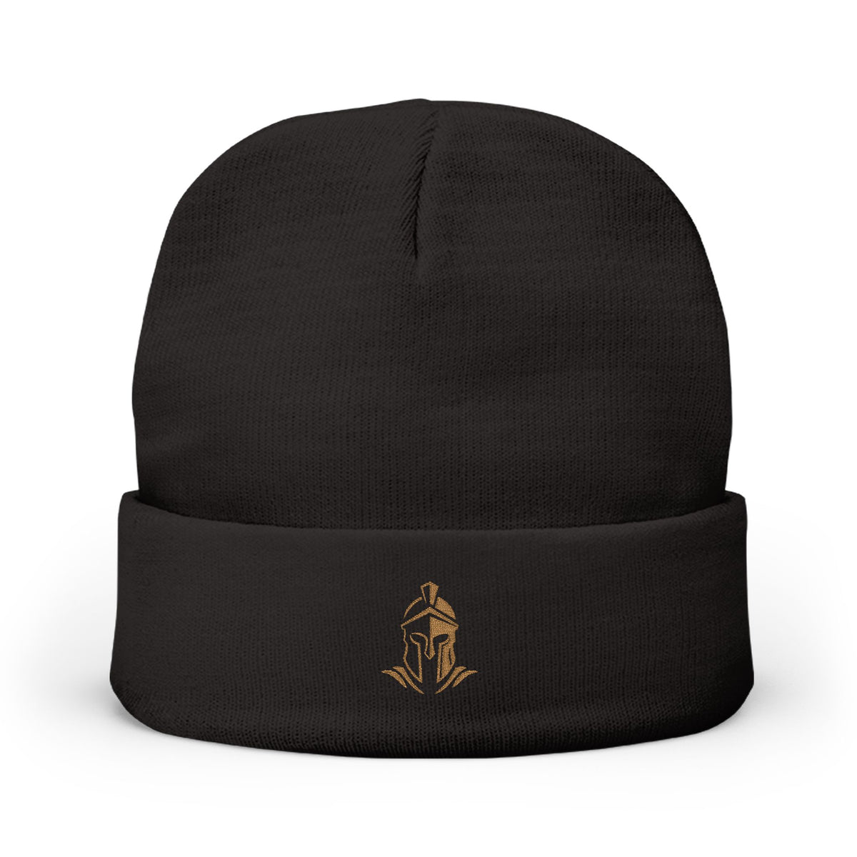 EmperoGear Embroidered Knit Beanie — Golden Logo