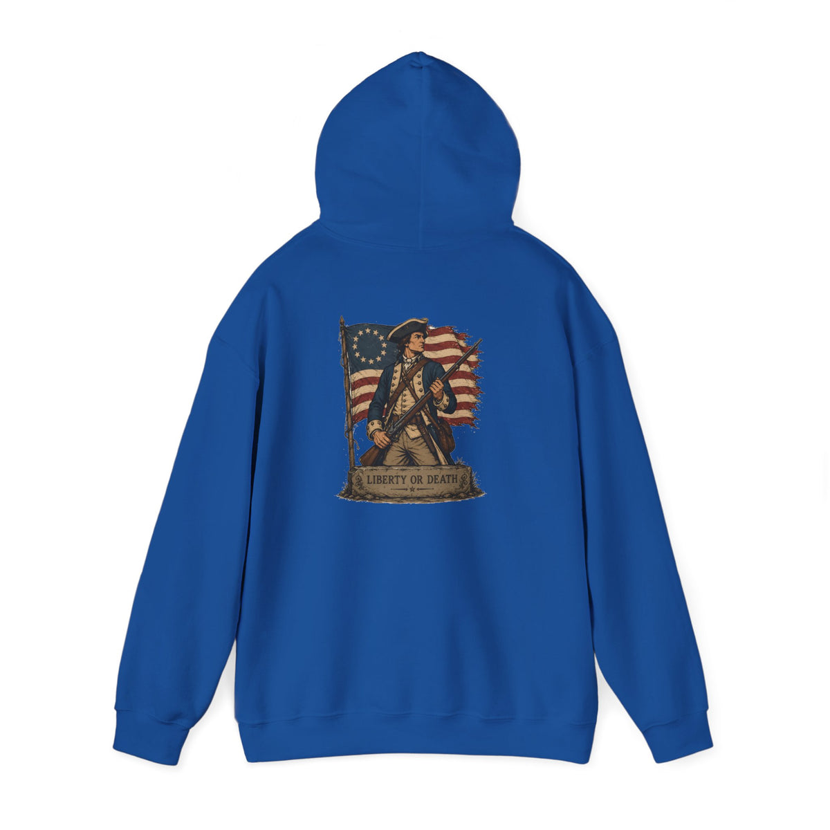 Liberty or Death Hoodie — Heraldic Bear Crest