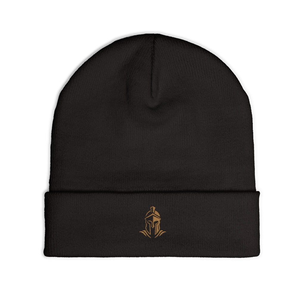 EmperoGear Embroidered Knit Beanie — Golden Logo