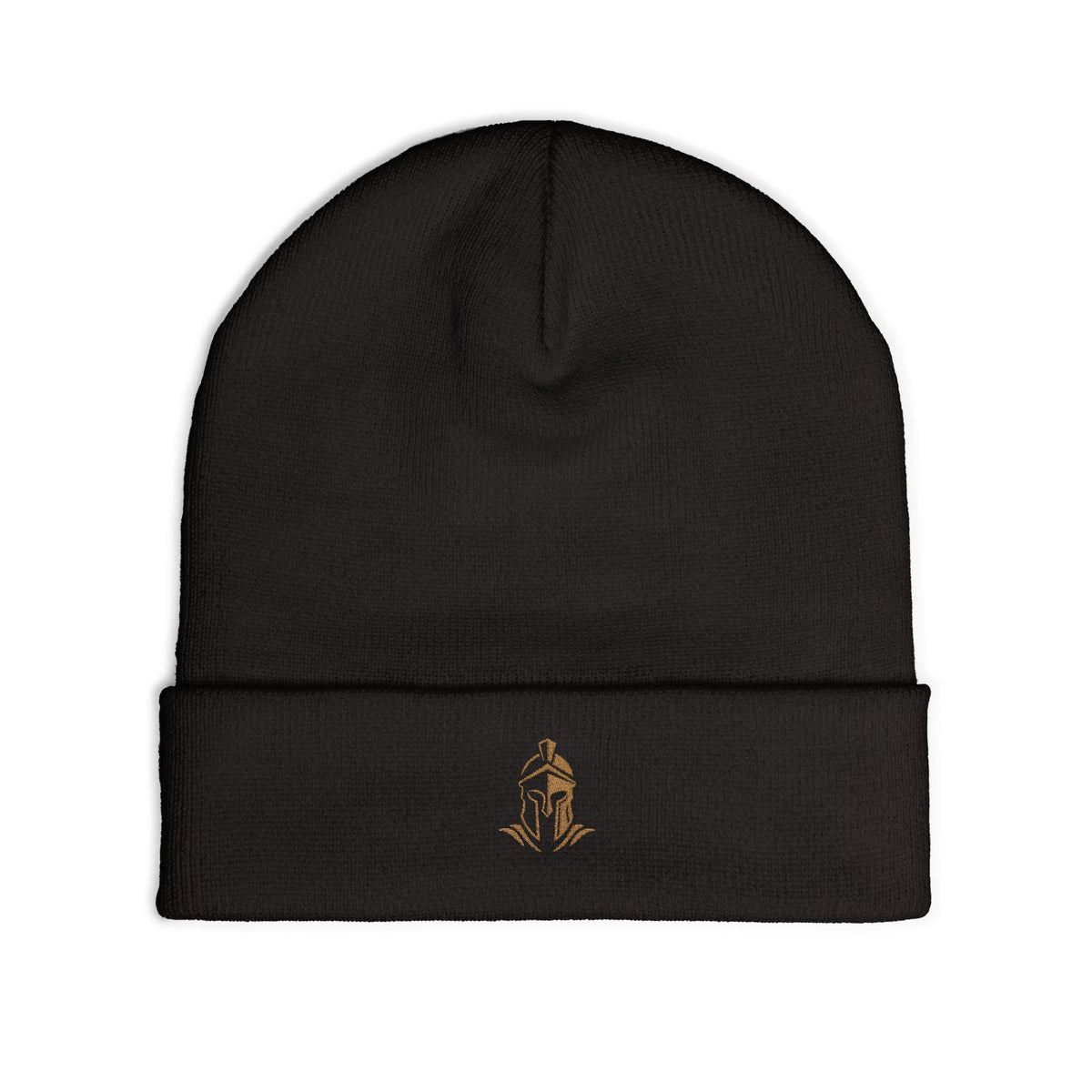 EmperoGear Embroidered Knit Beanie — Golden Logo