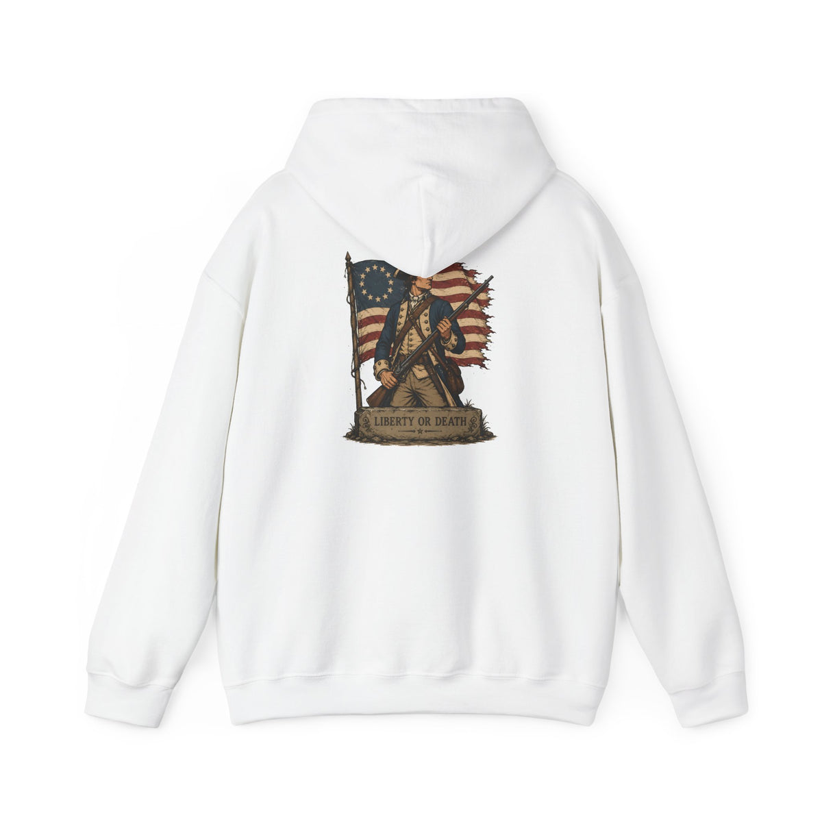 Liberty or Death Hoodie — Heraldic Bear Crest