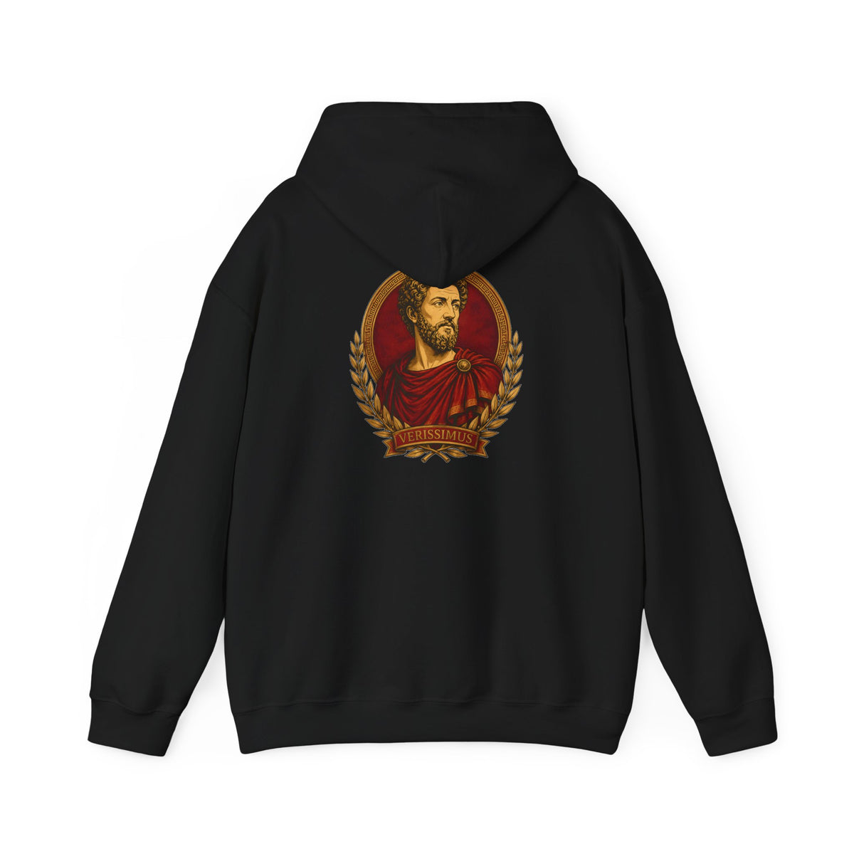 Roman SPQR Hoodie — Marcus Aurelius Back Print