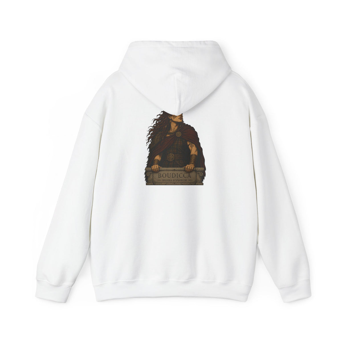 Boudicca Hoodie - Boar Symbol Front Side