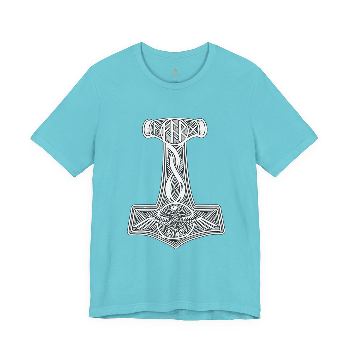 Thor's Hammer Mjölnir T-Shirt — Viking Norse Rune Design