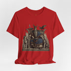Odin Throne T-Shirt — Norse God Odin with Ravens T-Shirt