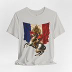 Napoleon on Horseback French Flag Graphic Tee