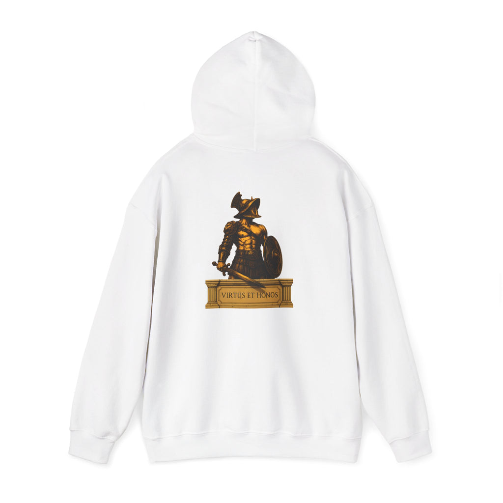 Roman Empire Hoodie - SPQR Eagle & Gladiator "Virtus et Honos"