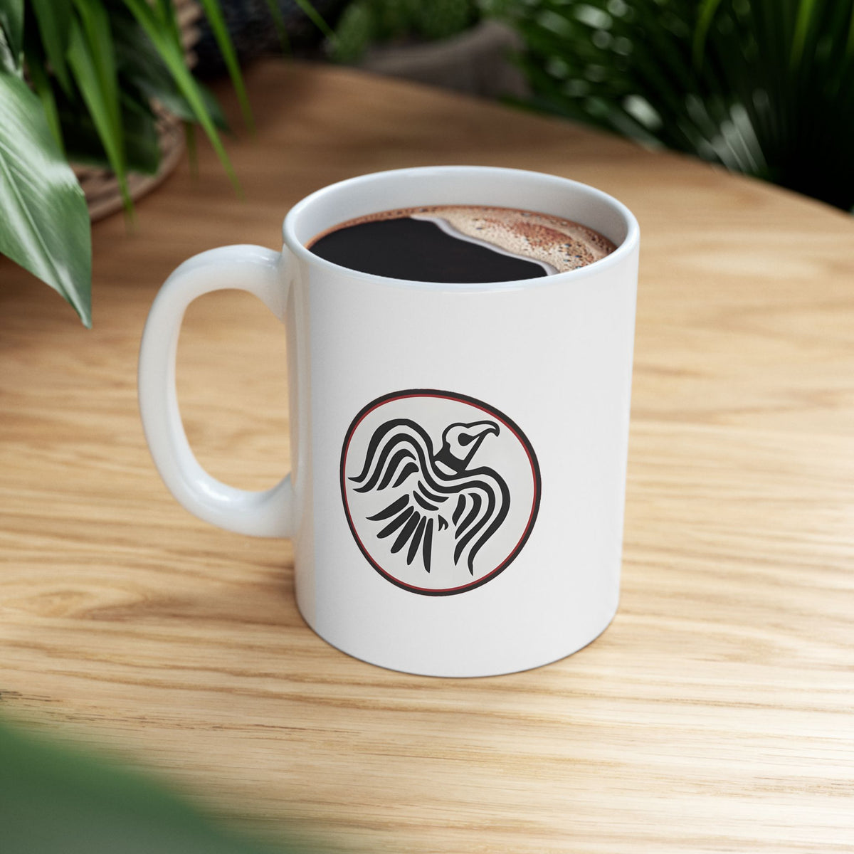 Harald Bluetooth With Raven Banner Coffee Cup 11oz