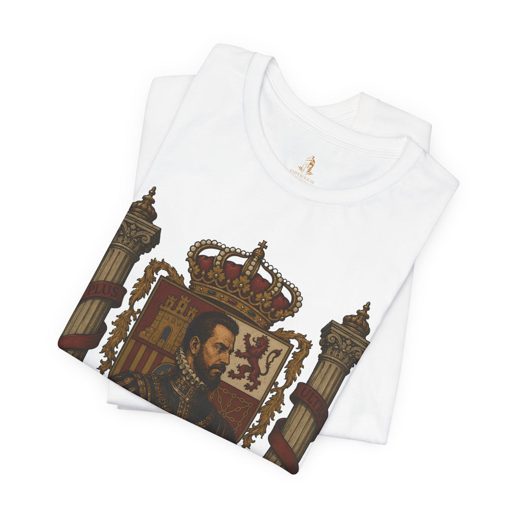 Felipe II Portrait Tee — Vintage Spanish King Graphic Shirt