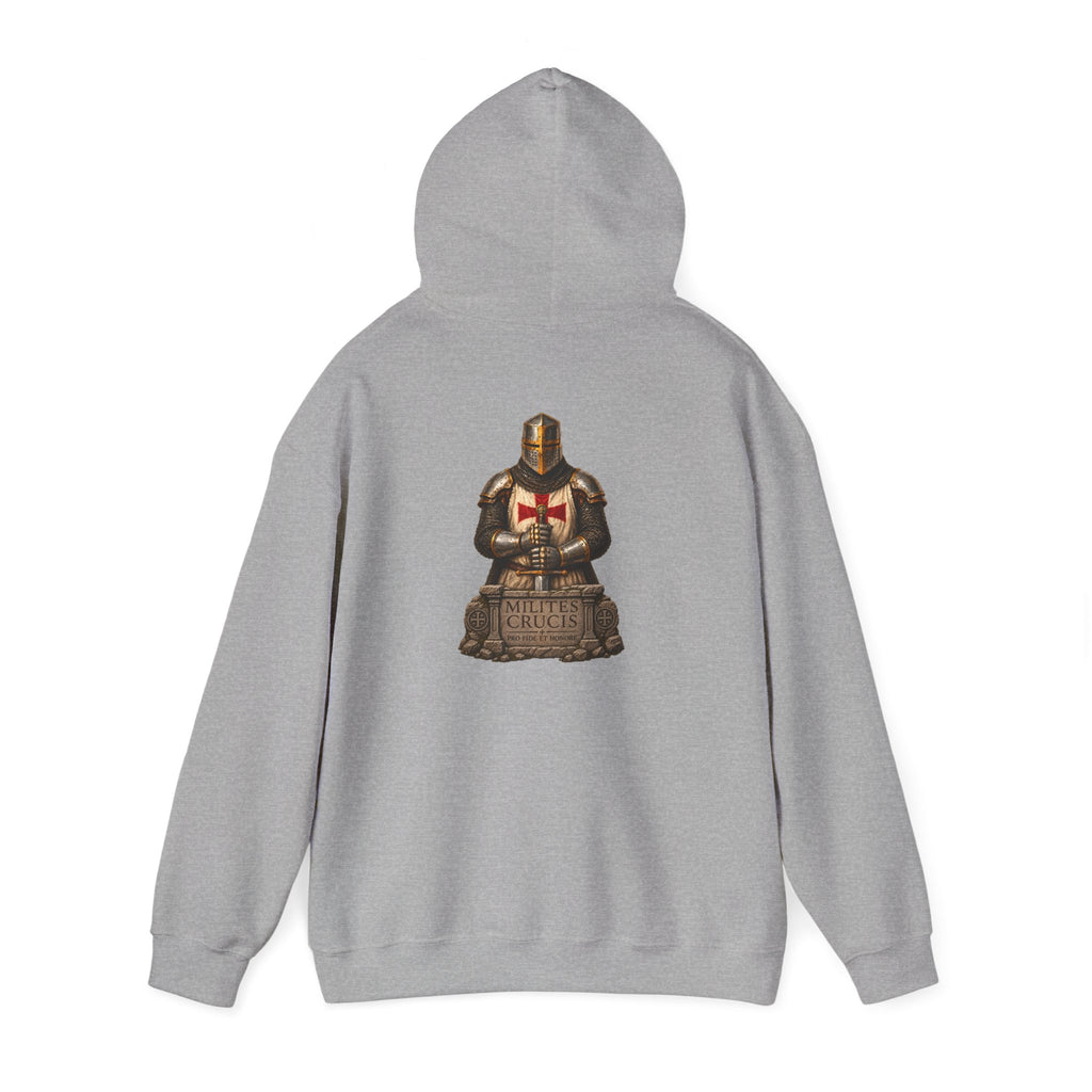 Deus Vult Hoodie — Templar Knight Crusader Graphic Hoodie