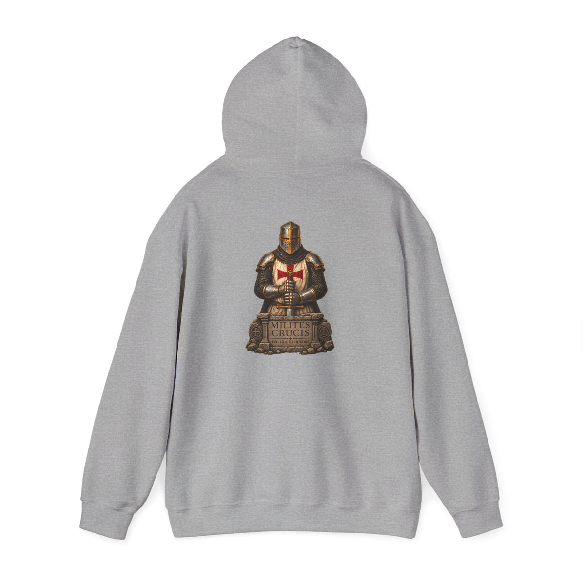 Deus Vult Hoodie — Templar Knight Crusader Graphic Hoodie