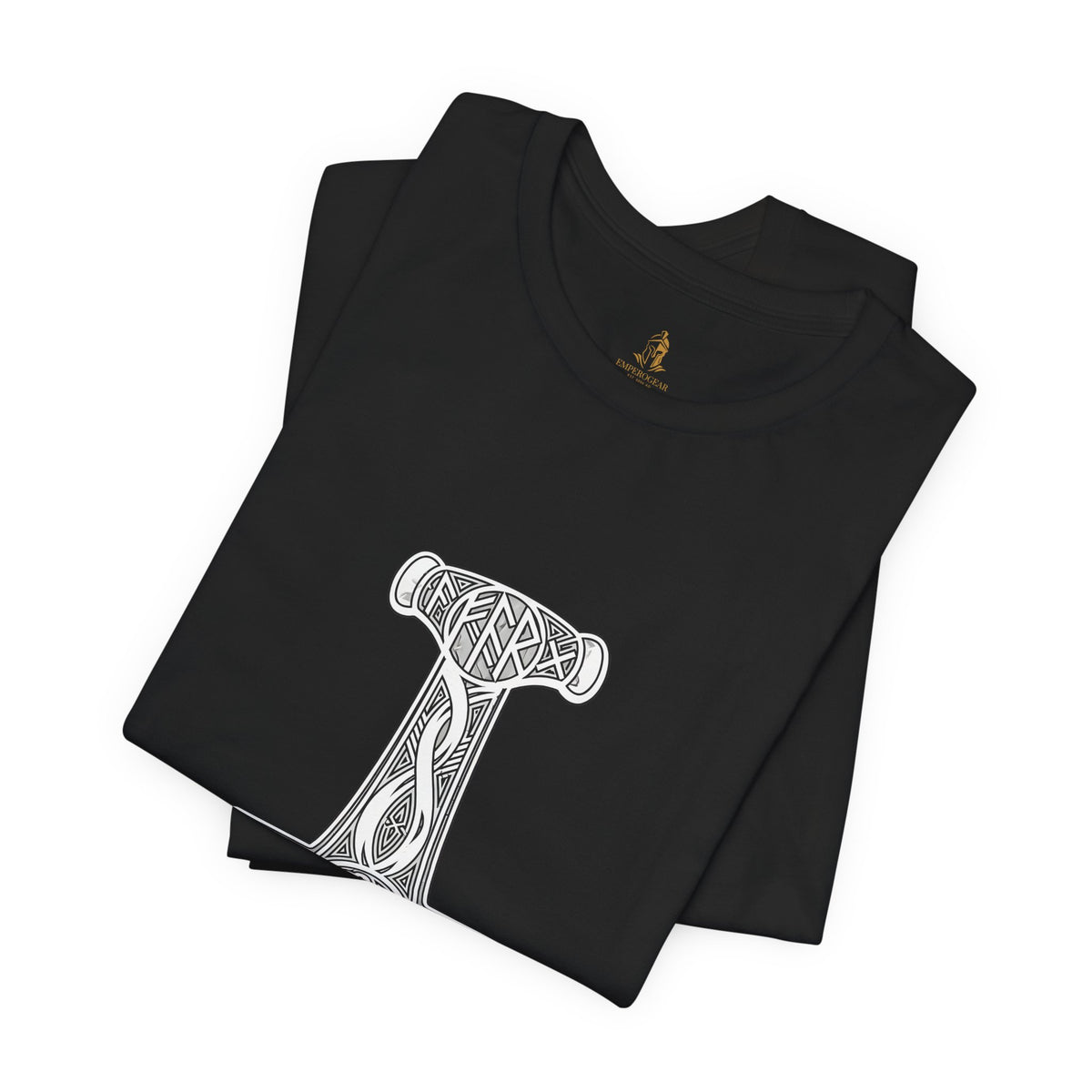 Thor's Hammer Mjölnir T-Shirt — Viking Norse Rune Design