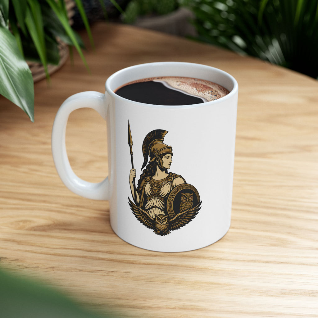 Athena Ceramic Mug – Coffee Cup 11oz