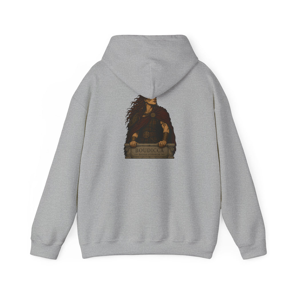 Boudicca Hoodie - Boar Symbol Front Side