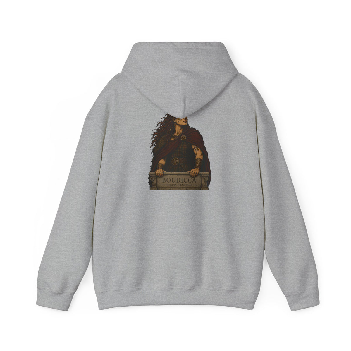 Boudicca Hoodie - Boar Symbol Front Side