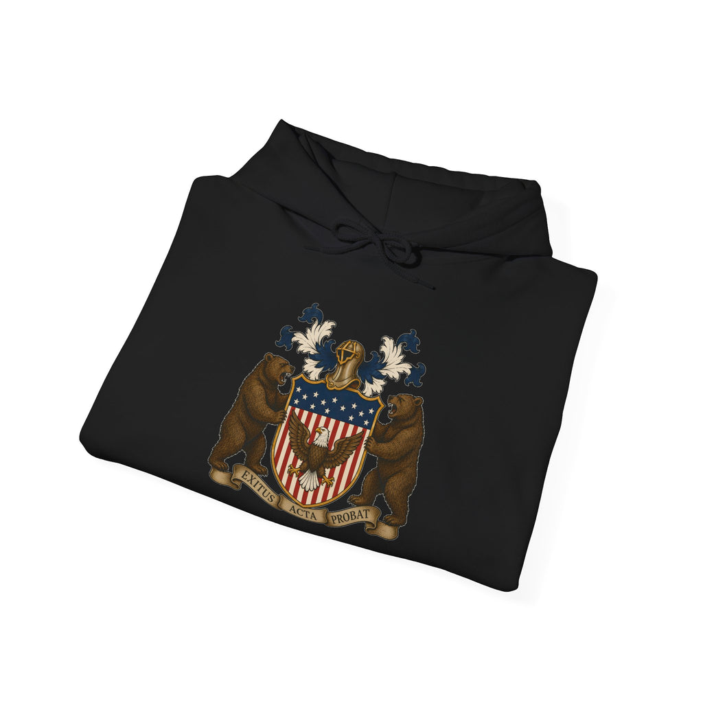 Benjamin Franklin Hoodie — Heraldic Bear Crest