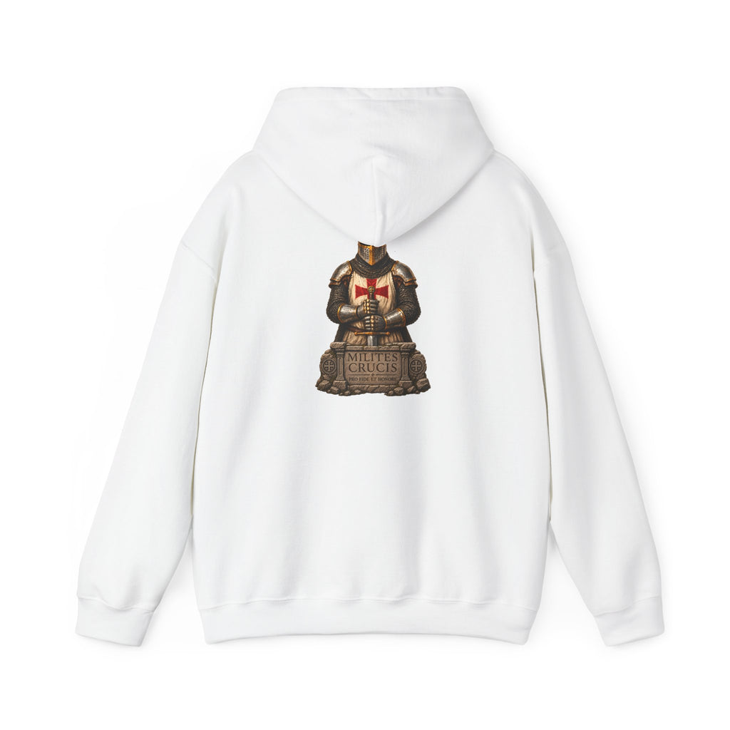 Deus Vult Hoodie — Templar Knight Crusader Graphic Hoodie
