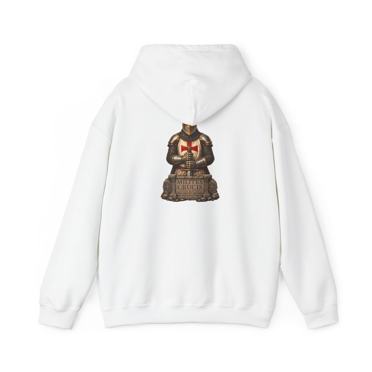 Deus Vult Hoodie — Templar Knight Crusader Graphic Hoodie