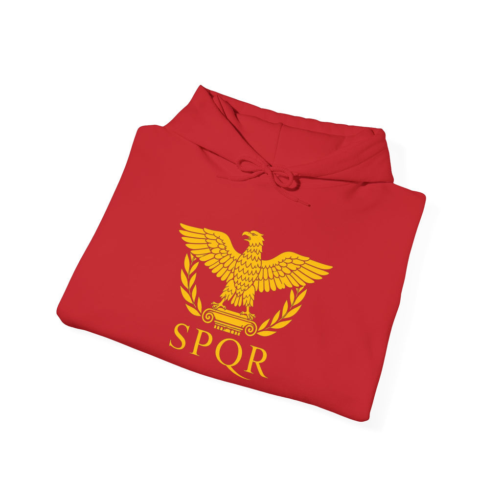 Roman Empire Hoodie - SPQR Eagle & Gladiator "Virtus et Honos"