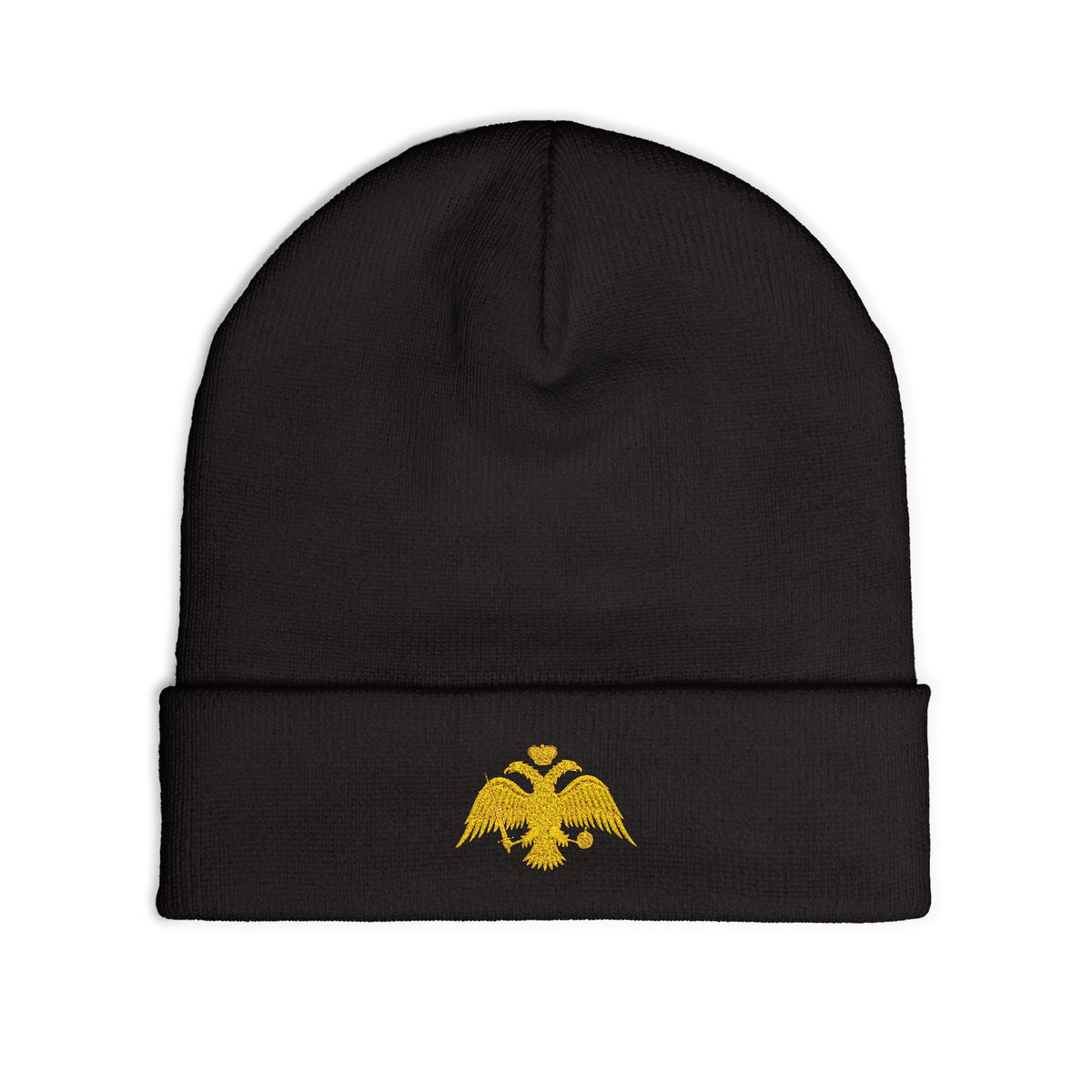 Byzantine Empire Double-Headed Eagle Knit Beanie