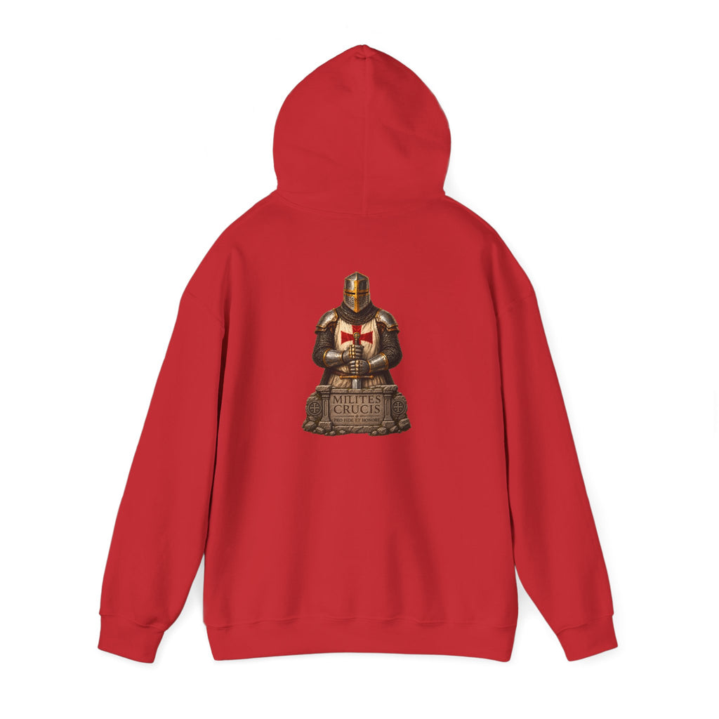 Deus Vult Hoodie — Templar Knight Crusader Graphic Hoodie
