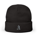 EmperoGear Embroidered Knit Beanie — Grey Logo