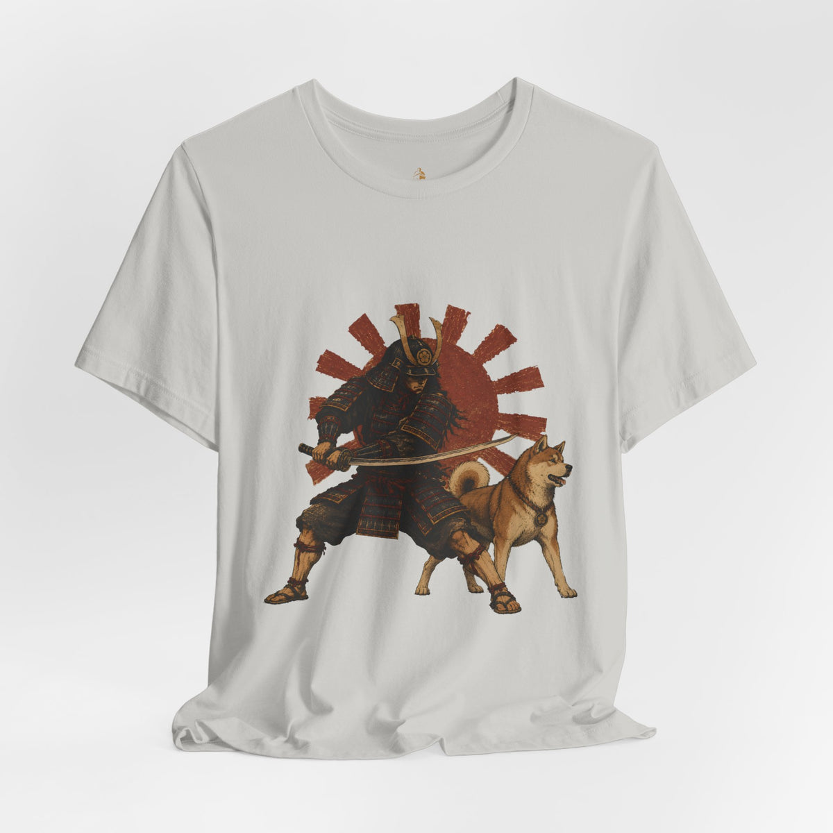 Samurai with Akita Inu T-Shirt – Rising Sun Tee