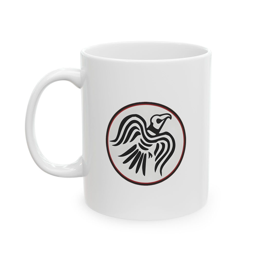 Odin With Raven Banner Coffee Cup 11oz