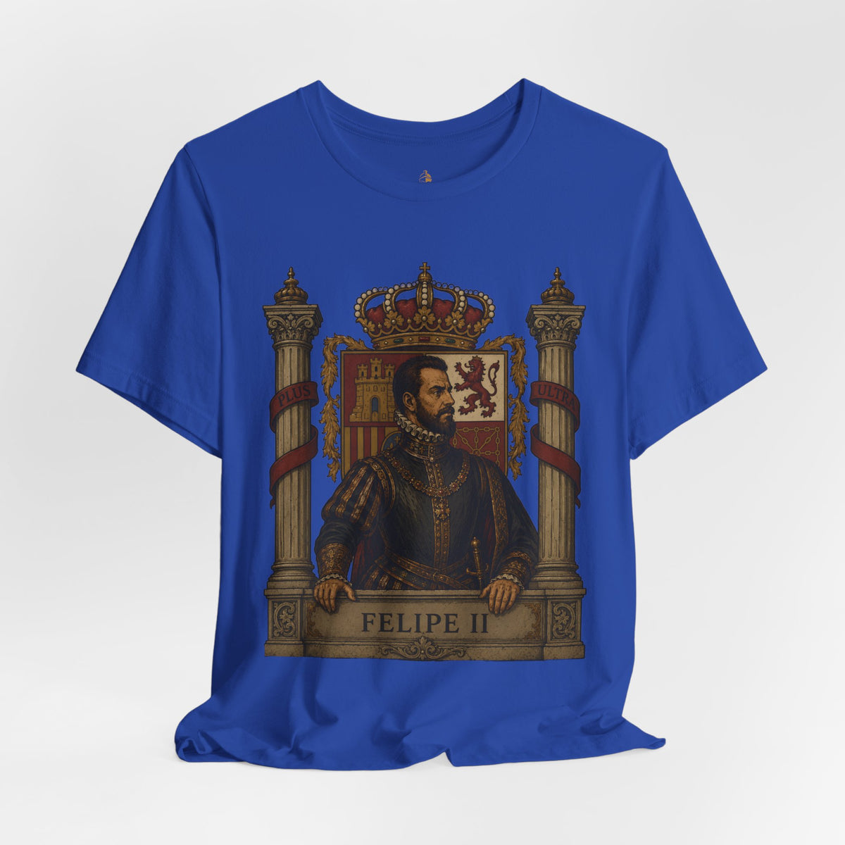 Felipe II Portrait Tee — Vintage Spanish King Graphic Shirt