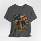 George Washington T‑Shirt — Betsy Ross Flag Patriotic Tee