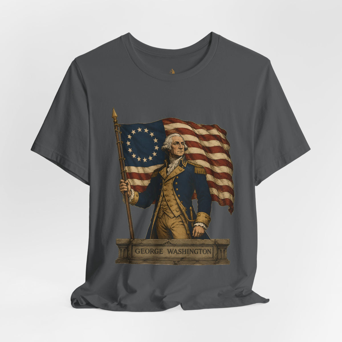 George Washington T‑Shirt — Betsy Ross Flag Patriotic Tee