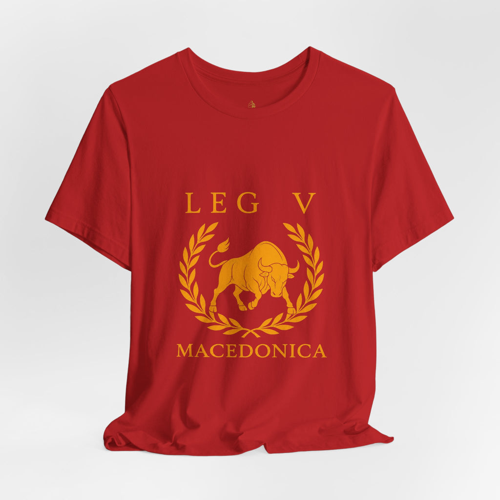 LEGIO V Macedonica Crest T-Shirt Roman Empire