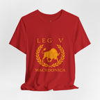 LEGIO V Macedonica Crest T-Shirt Roman Empire