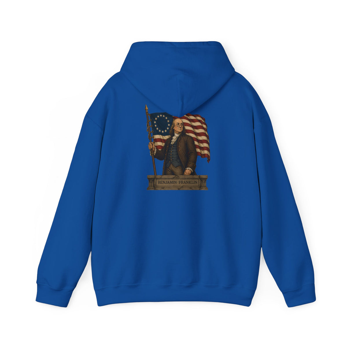 Benjamin Franklin Hoodie — Heraldic Bear Crest