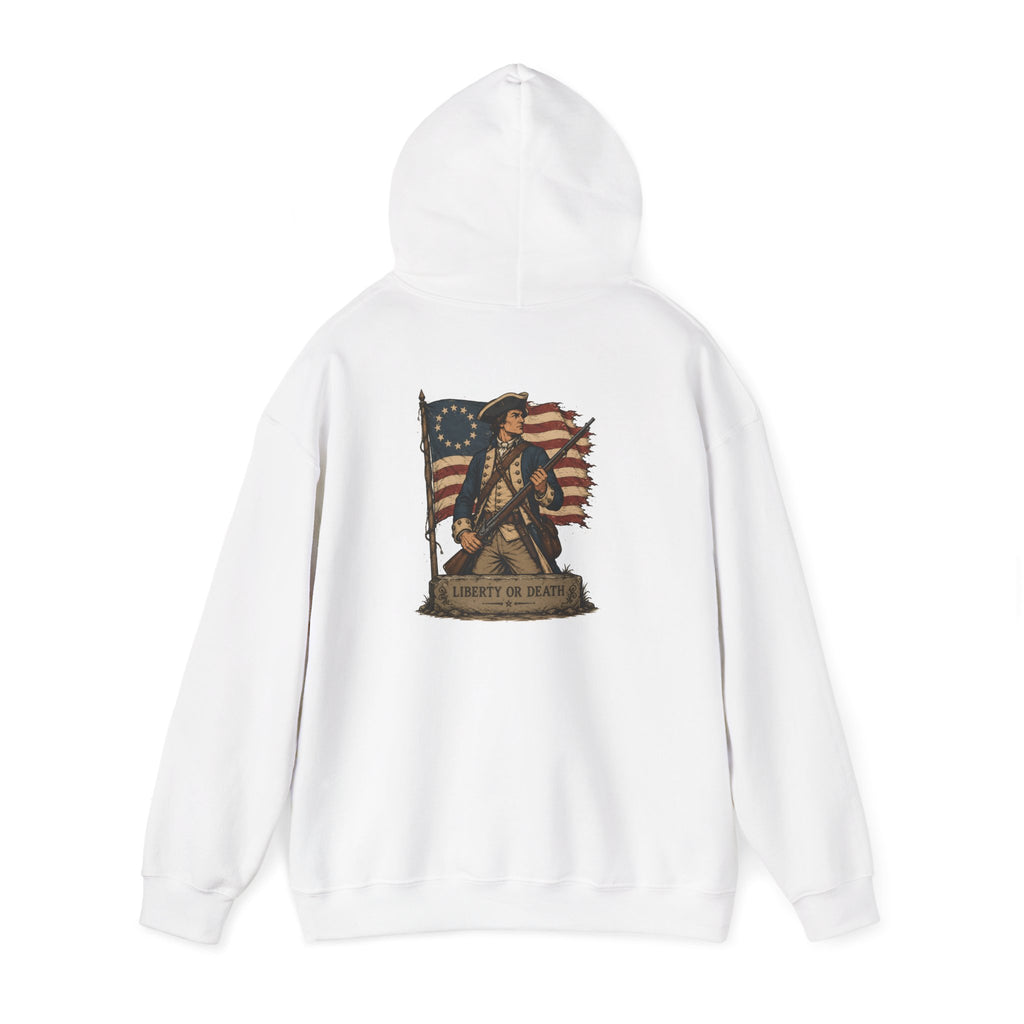 Liberty or Death Hoodie — Heraldic Bear Crest