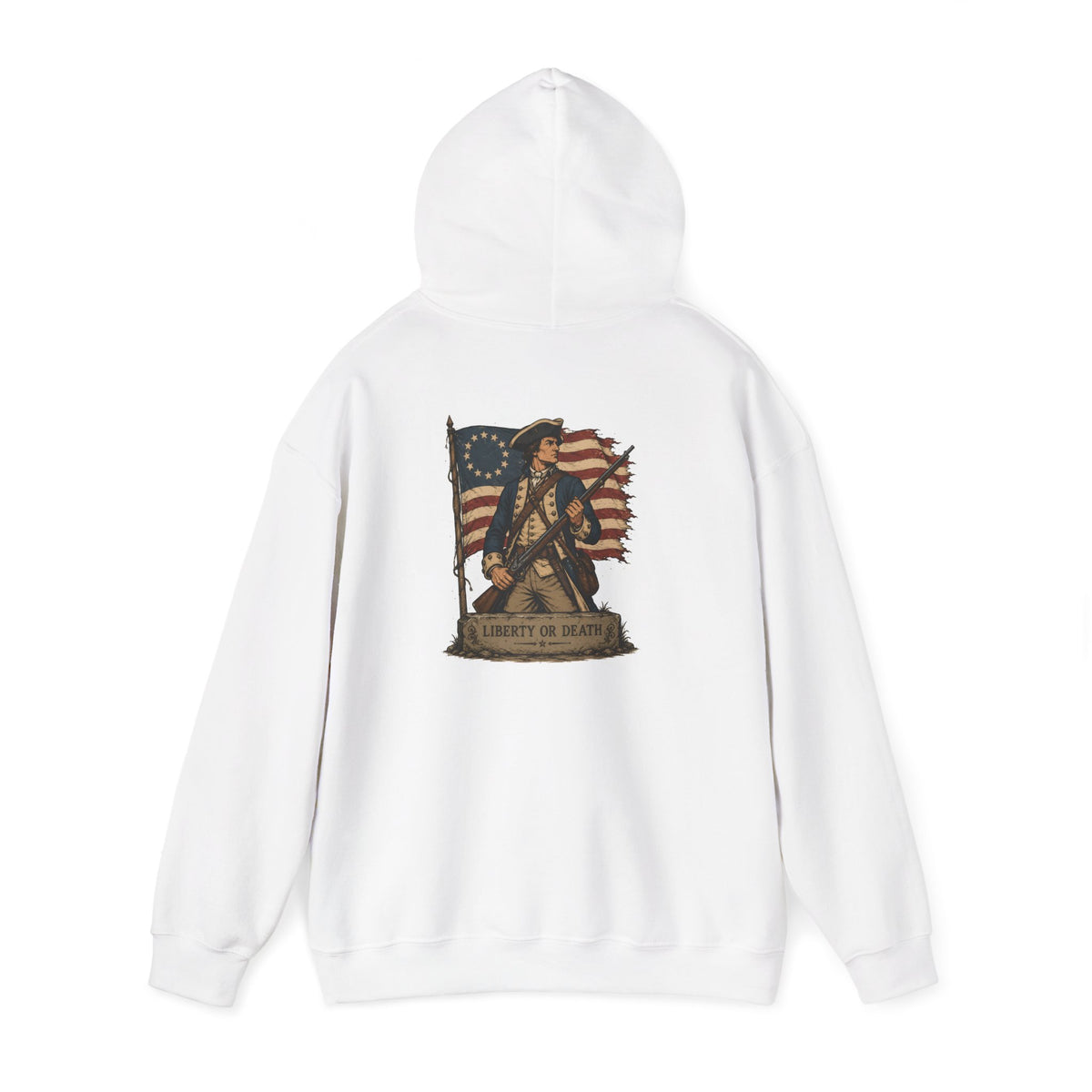 Liberty or Death Hoodie — Heraldic Bear Crest