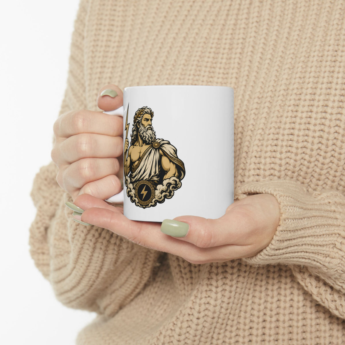 Zeus Ceramic Mug – Coffee Cup 11oz