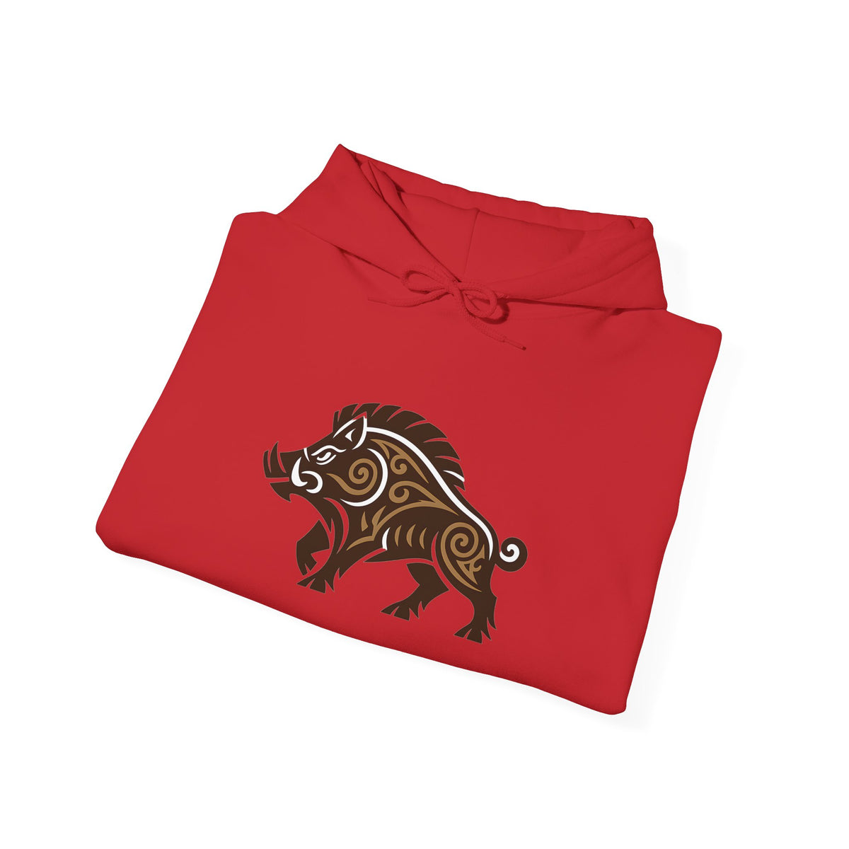 Boudicca Hoodie - Boar Symbol Front Side