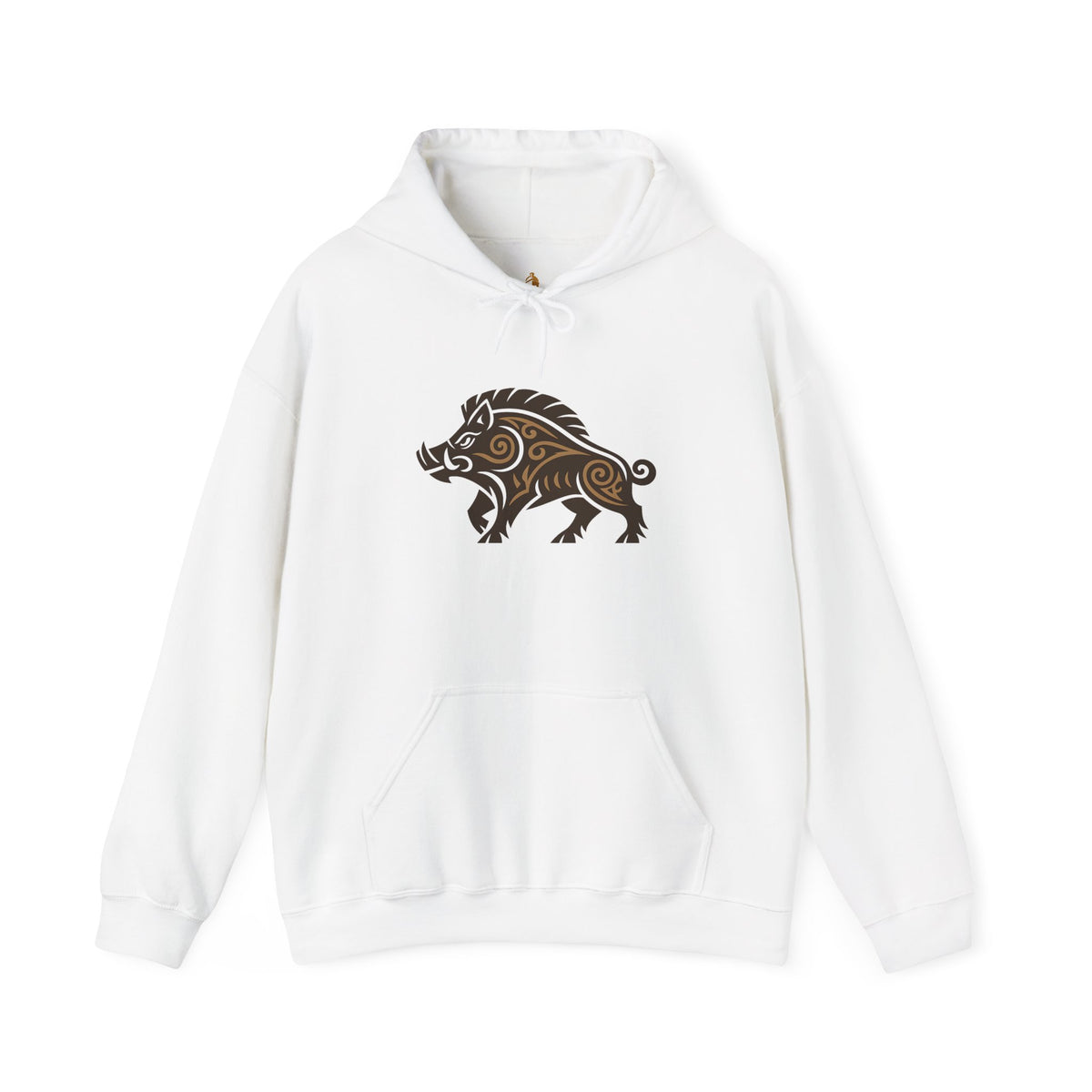 Boudicca Hoodie - Boar Symbol Front Side