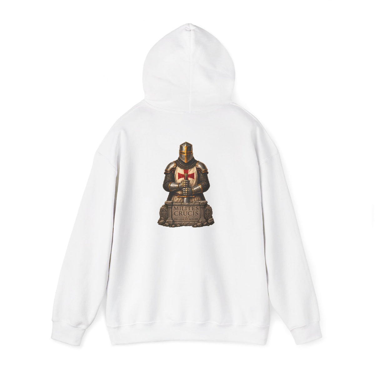 Deus Vult Hoodie — Templar Knight Crusader Graphic Hoodie