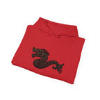 Decebalus Hoodie — Front Side Dacian Wolf Symbol