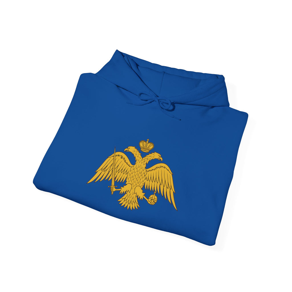 Constantine the Great Hoodie — Gold Double-Headed Eagle Byzantine Empire