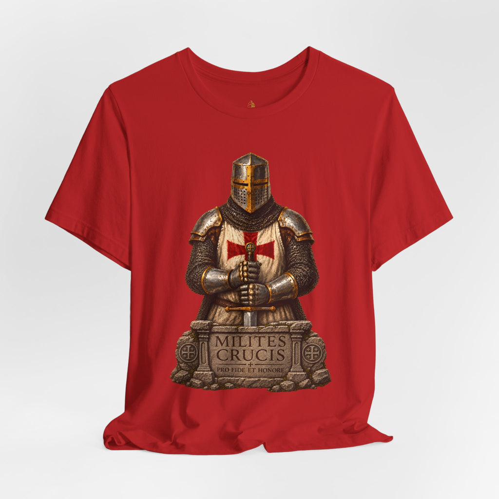 Deus Vult Crusader Knight T-Shirt