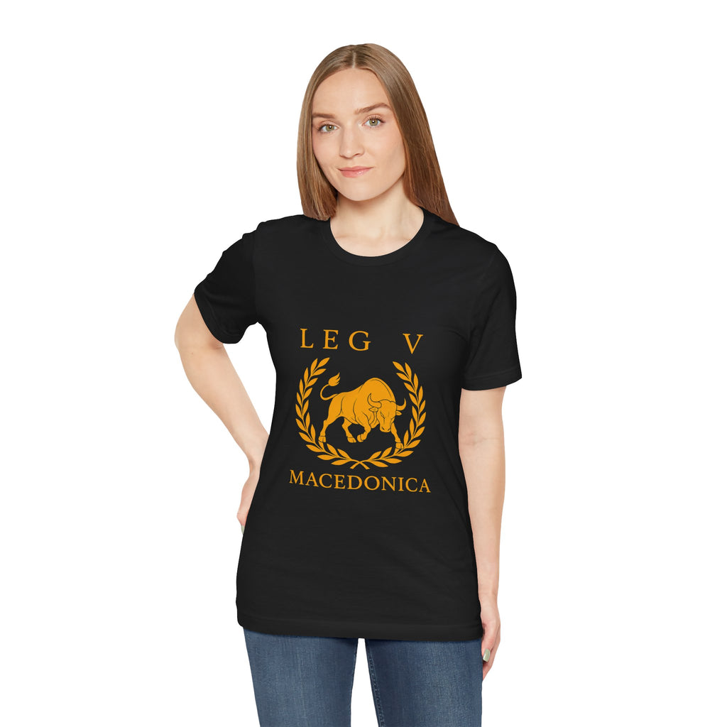LEGIO V Macedonica Crest T-Shirt Roman Empire