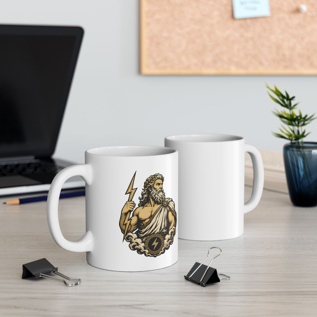 Zeus Ceramic Mug – Coffee Cup 11oz