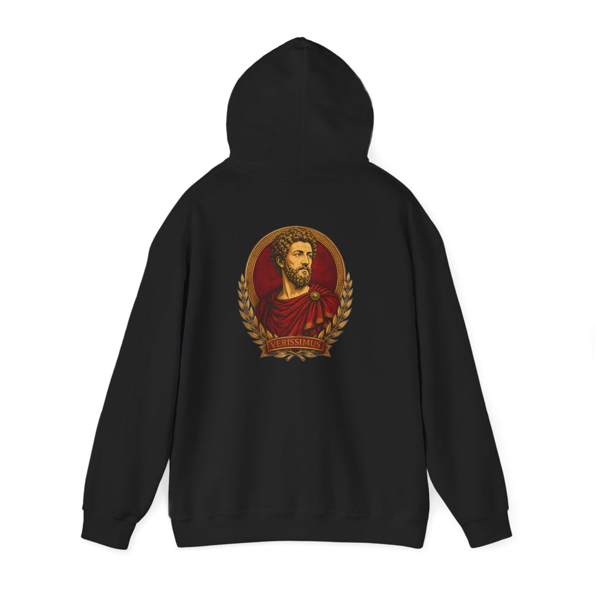 Roman SPQR Hoodie — Marcus Aurelius Back Print